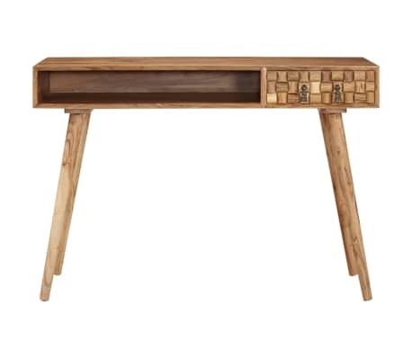 Massief Acacia Houten Schrijftafel 110x50x76 cm - 35% Korting