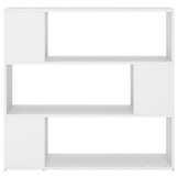 Boekenkast & Kamerscherm 100x24x94 cm Wit - 34% Korting!