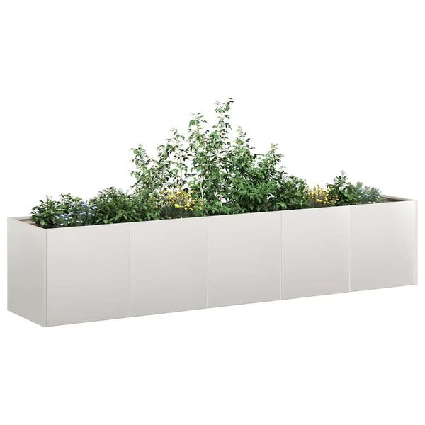 Roestvrij Staal Plantenbak 200x40x40 cm met 35% Korting