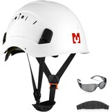 Bouwhelm met Bril - 29% Korting - Verstelbaar 53-63 cm