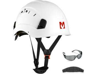 Bouwhelm met Bril - 29% Korting - Verstelbaar 53-63 cm