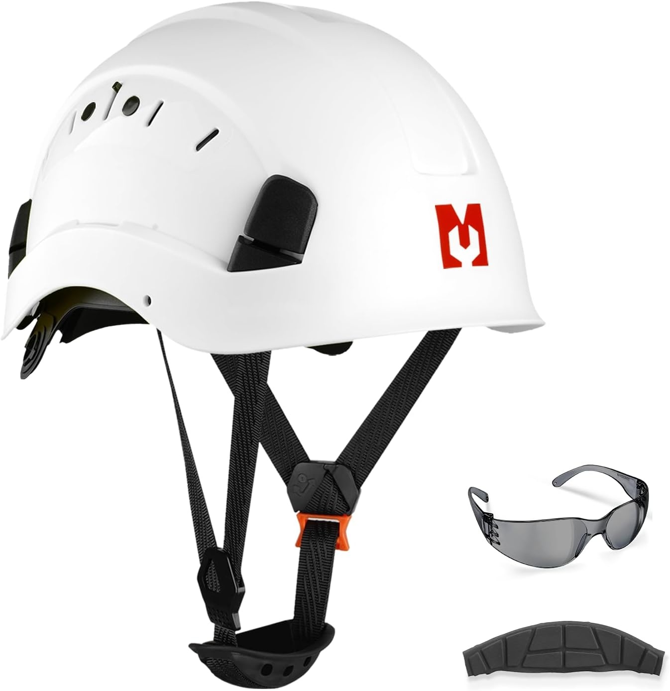 Bouwhelm met Bril - 29% Korting - Verstelbaar 53-63 cm