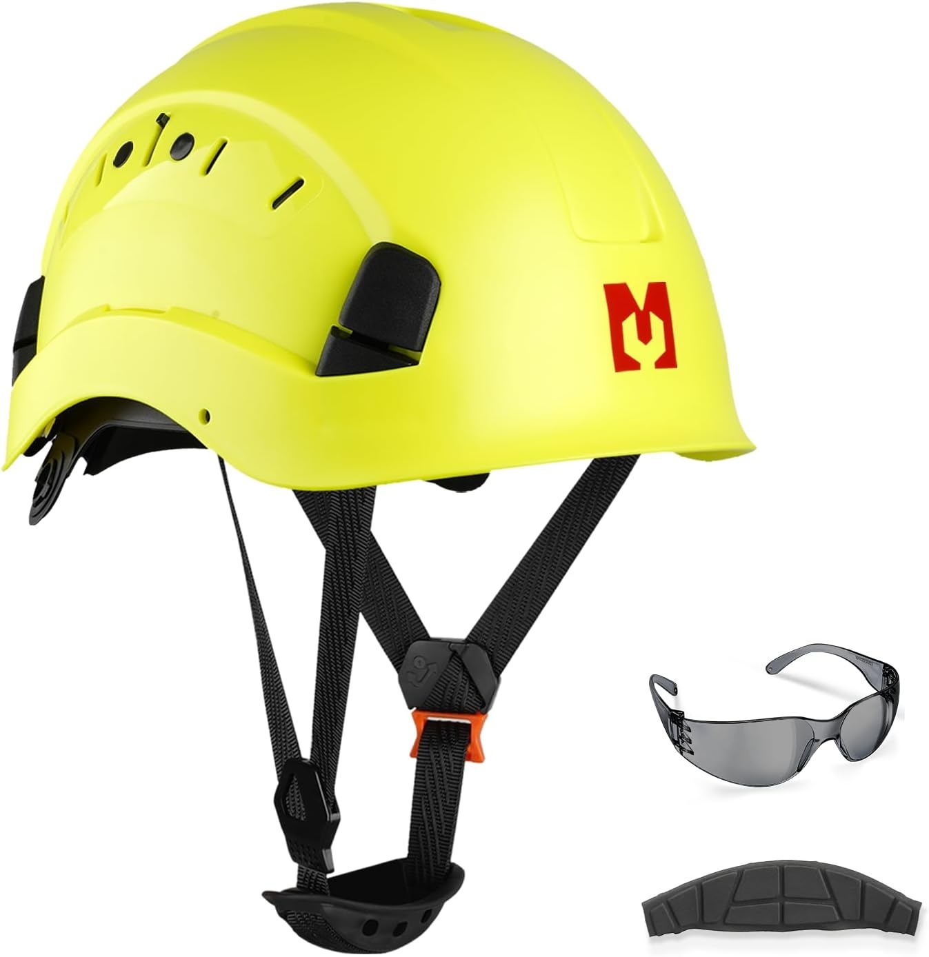 Bouwhelm met Bril - 29% Korting - Verstelbaar 53-63 cm