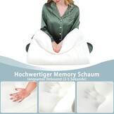 Traagschuim Neksteunkussen 2 Stuks - In Hoogte Verstelbaar