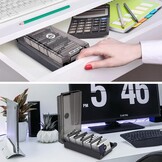 Visitekaartjesbox Transparant (500 kaarten) - 54% Korting!