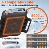 Verwarmbare Inlegzolen met App-Bediening & 5000 mAh Batterij (Maat 36-41)