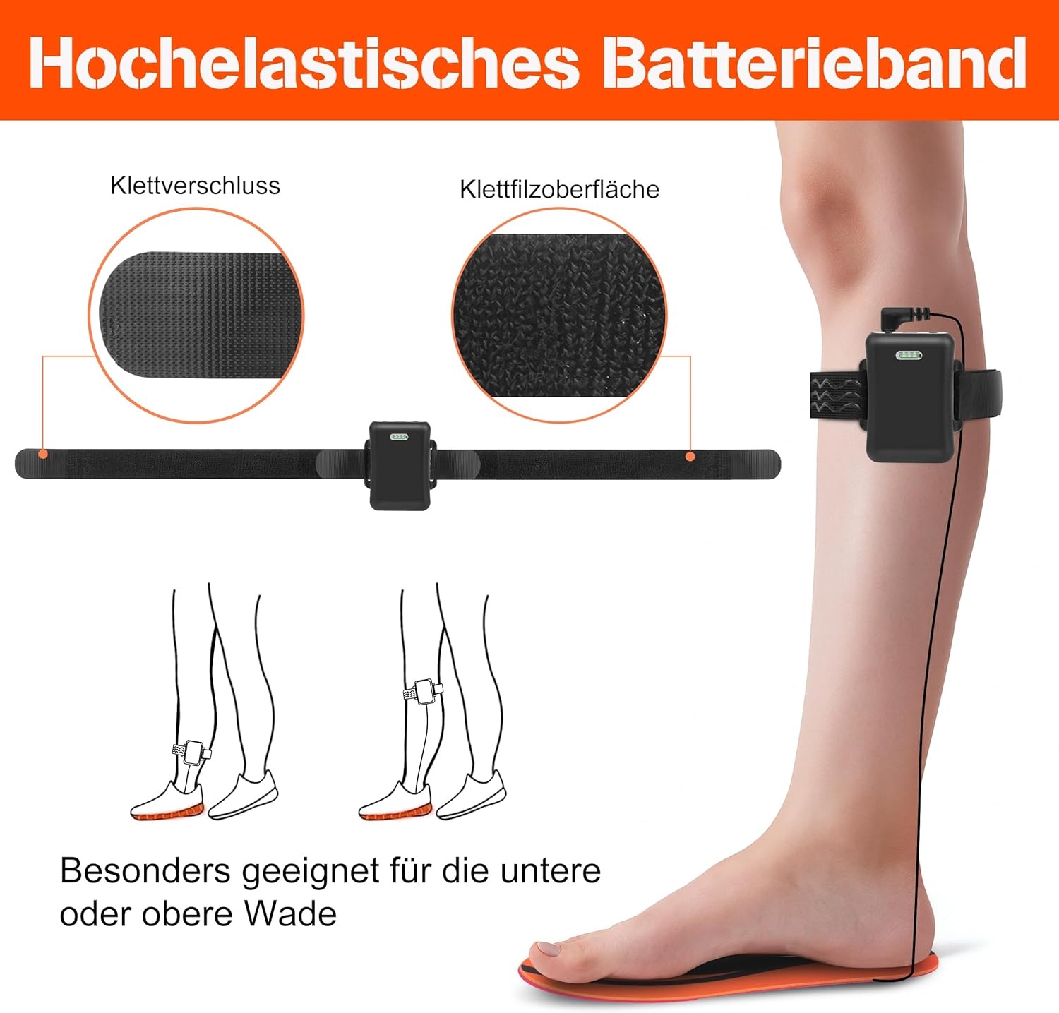 Verwarmbare Inlegzolen met App-Bediening & 5000 mAh Batterij (Maat 36-41)