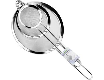 Keukenzeef Set RVS - 3 Maten met Versterkte Greep (-27%)