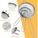 Keukenzeef Set RVS - 3 Maten met Versterkte Greep (-27%)