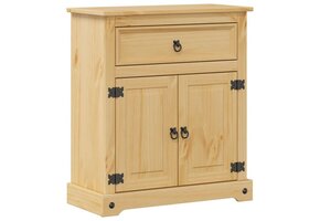 Massief Grenenhouten Badkamerkast Corona 70x33x80cm - 57% Korting!