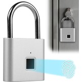 Vingerafdruk hangslot: Zilver, Weerbestendig - 27% Korting!