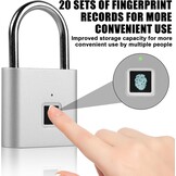 Vingerafdruk hangslot: Zilver, Weerbestendig - 27% Korting!