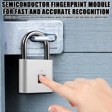 Vingerafdruk hangslot: Zilver, Weerbestendig - 27% Korting!