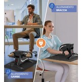 Mini Hometrainer met 15 Snelheden - Ideaal voor Senioren & Zittend Gebruik