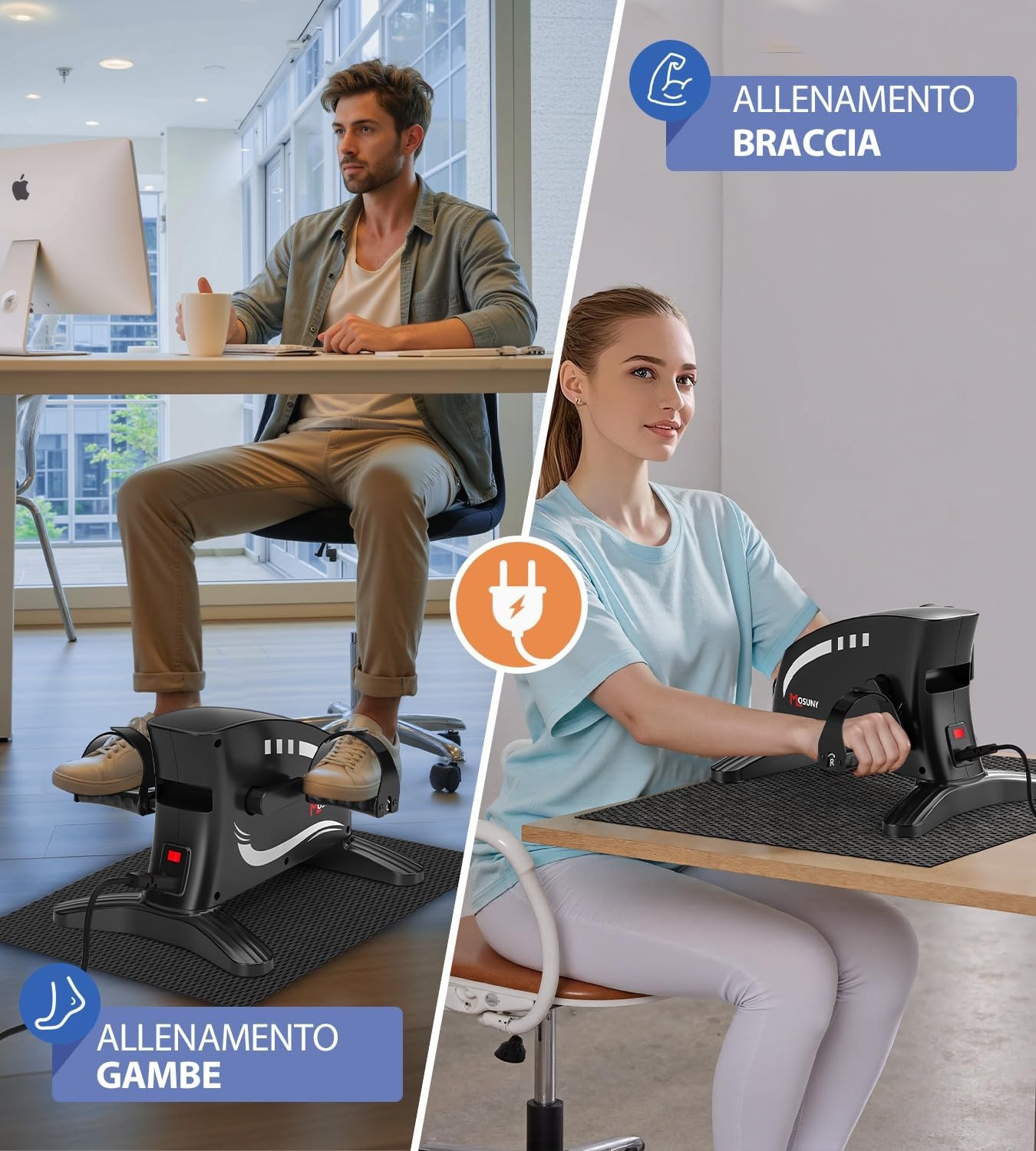 Mini Hometrainer met 15 Snelheden - Ideaal voor Senioren & Zittend Gebruik