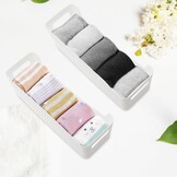 Opbergmanden Set van 4 - Wit Kunststof - 30% Korting