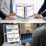 Drievoudige Laptop Schermverlenger 15,6" FHD 1080P IPS 120% sRGB - 35% Korting!