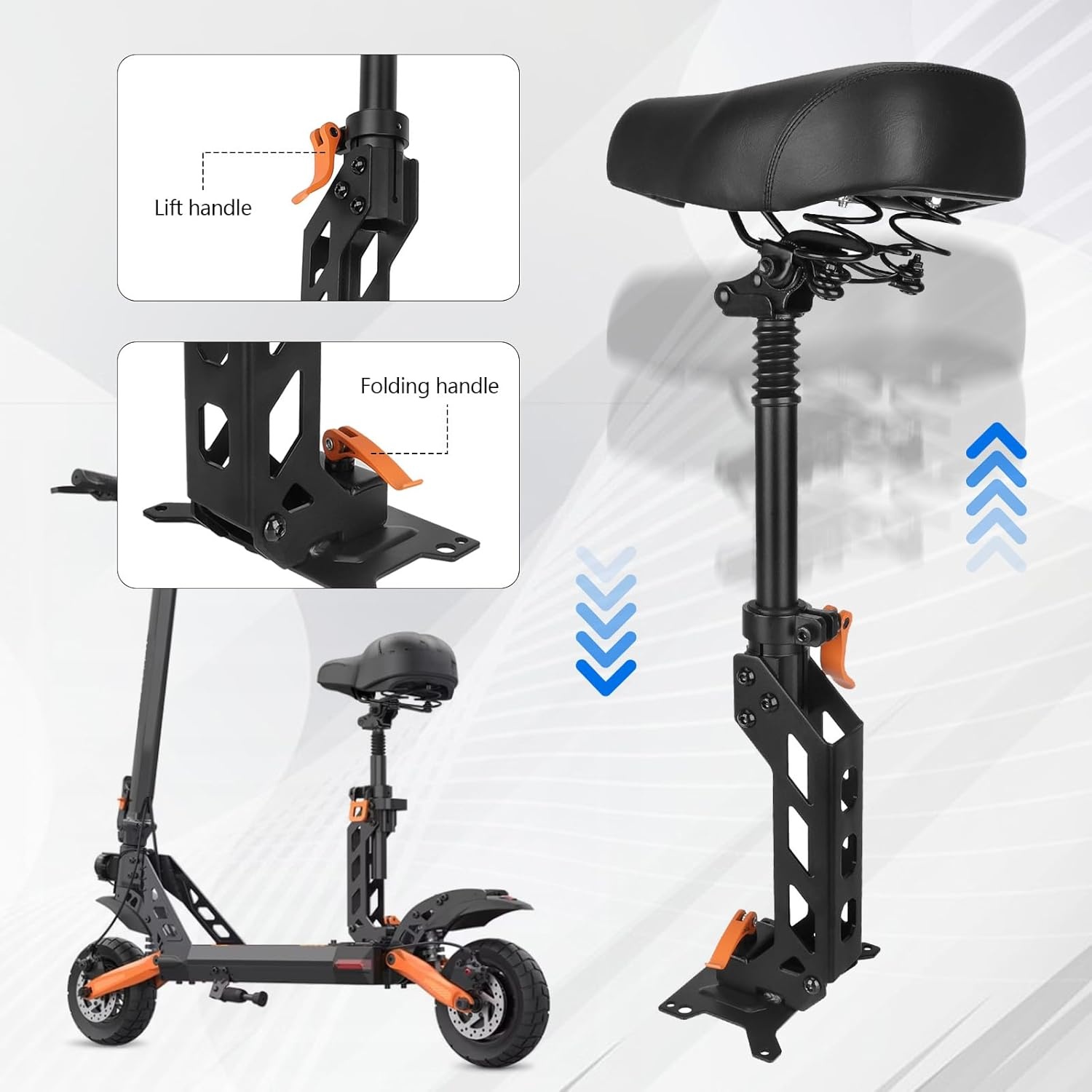 Scooter Zitting KuKirin G2 Pro DB - Ergonomisch & Schokabsorberend (34% Korting)