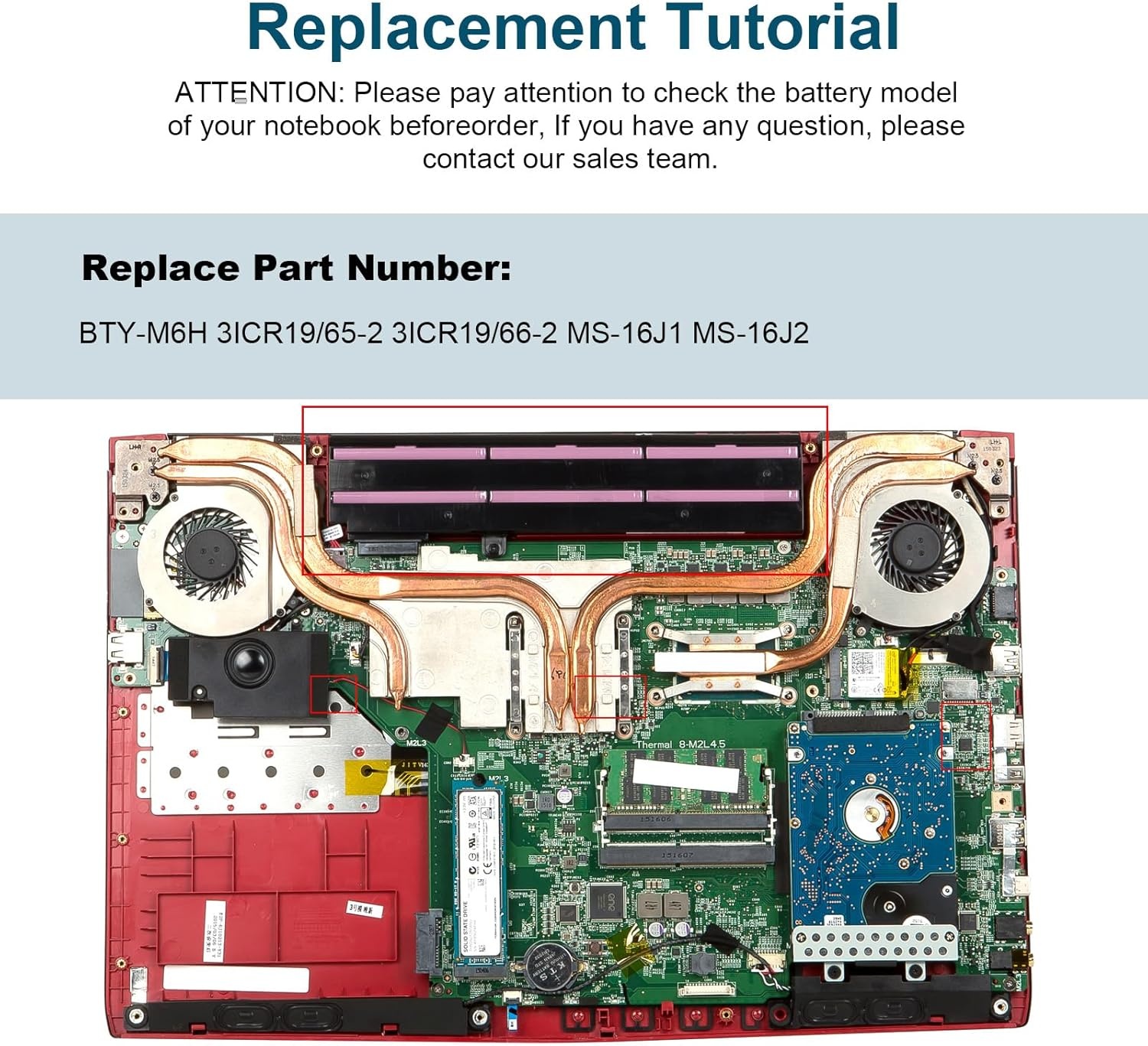 Laptop Accu BTY-M6H voor MSI - 28% Korting
