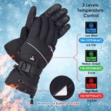 Verwarmde Handschoenen Unisex M | Touchscreen | 7.4V 5500mAh | 3 Standen | Waterdicht