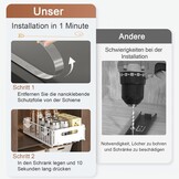 Opvouwbare Kastorganizer Set (4 stuks) - Wit Koolstofstaal - Nu 29% Korting!
