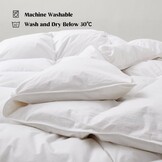 4-Seizoenen Dons Dekbed 200x200cm - 33% Korting