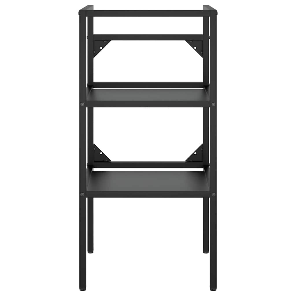 Stijlvol Wastafelframe IJzer Zwart - 34% Korting