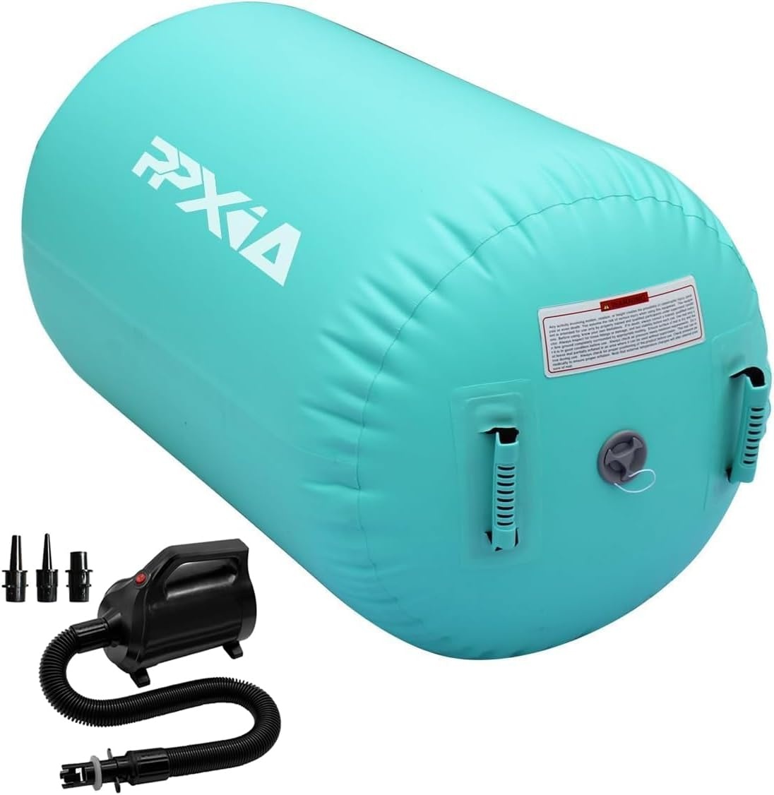 Opblaasbare Air Roller Mintgroen 100x60cm - Gym, Yoga, Fitness