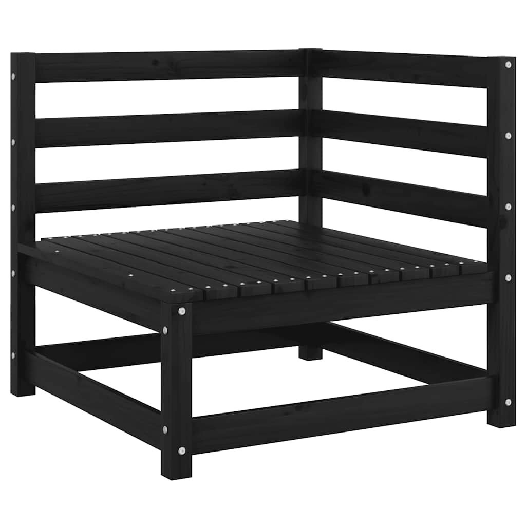 VidaXL Tuinbank Grenenhout 2-zits met Kussens - Zwart (35% korting)