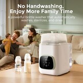 3-in-1 Babyfles Reiniger, Sterilisator & Droger - 30% Korting
