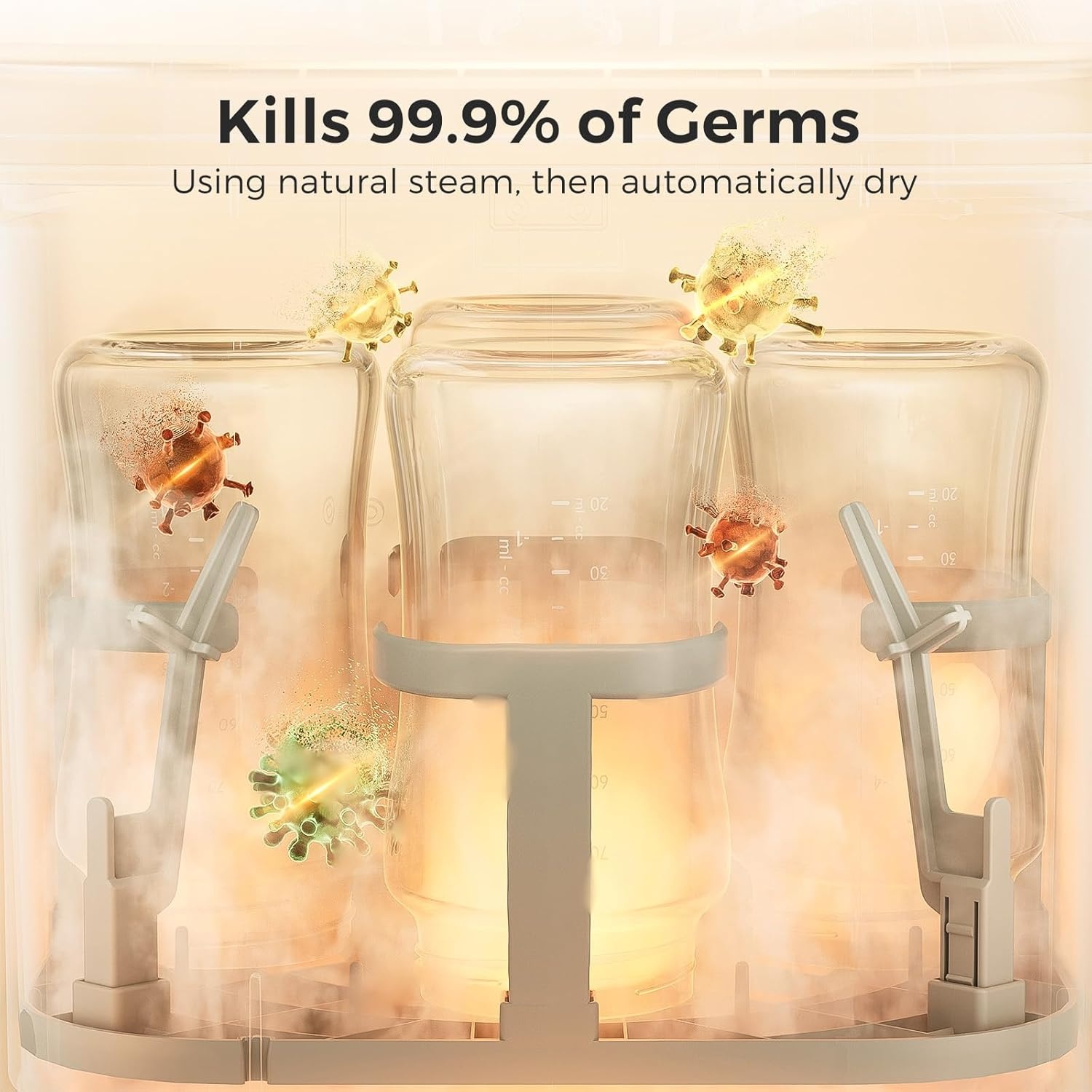 3-in-1 Babyfles Reiniger, Sterilisator & Droger - 30% Korting