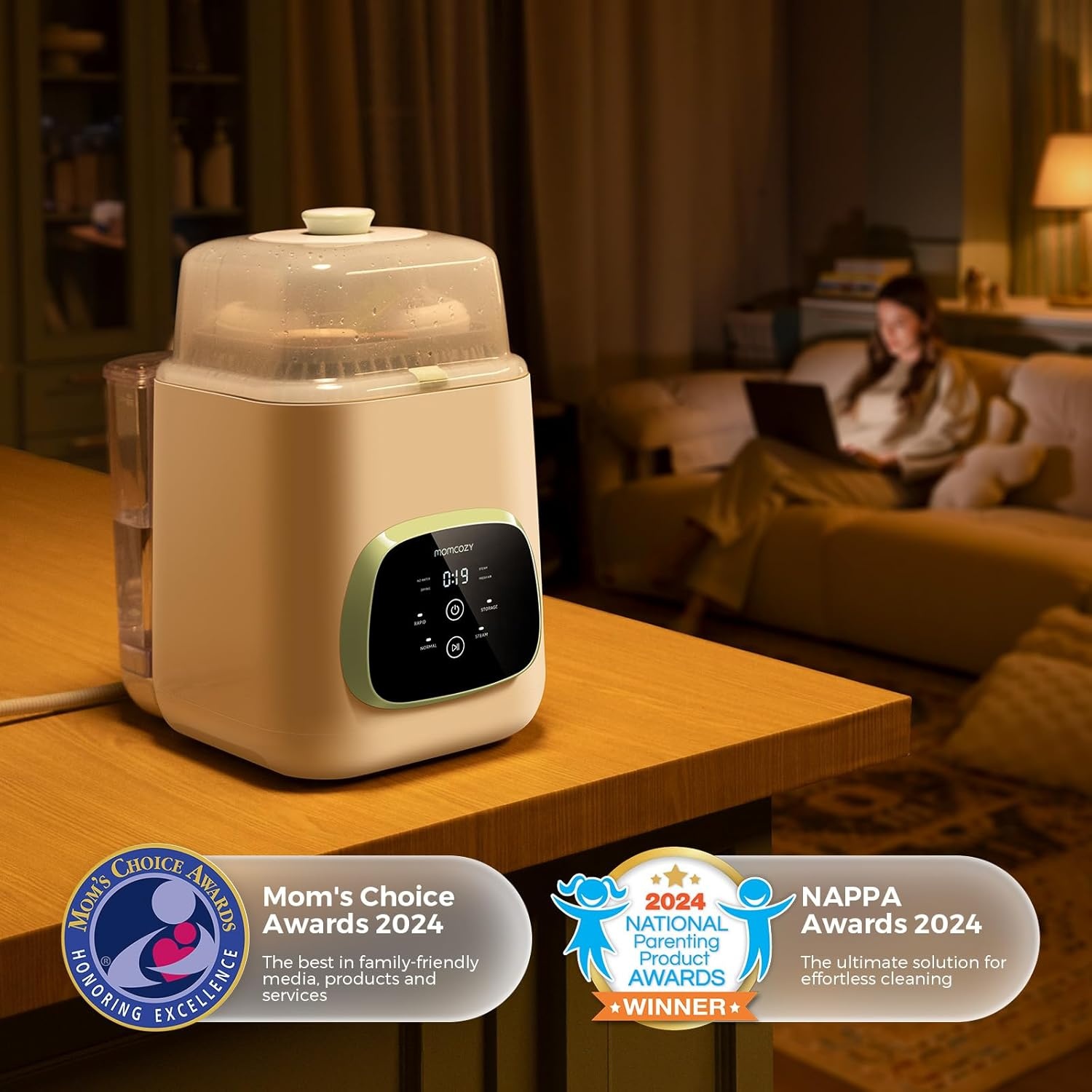 3-in-1 Babyfles Reiniger, Sterilisator & Droger - 30% Korting