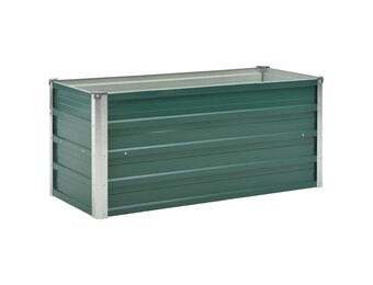 Verhoogde Plantenbak van Staal - 100x40x45 cm Groen (33% Korting!)