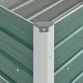 Verhoogde Plantenbak van Staal - 100x40x45 cm Groen (33% Korting!)