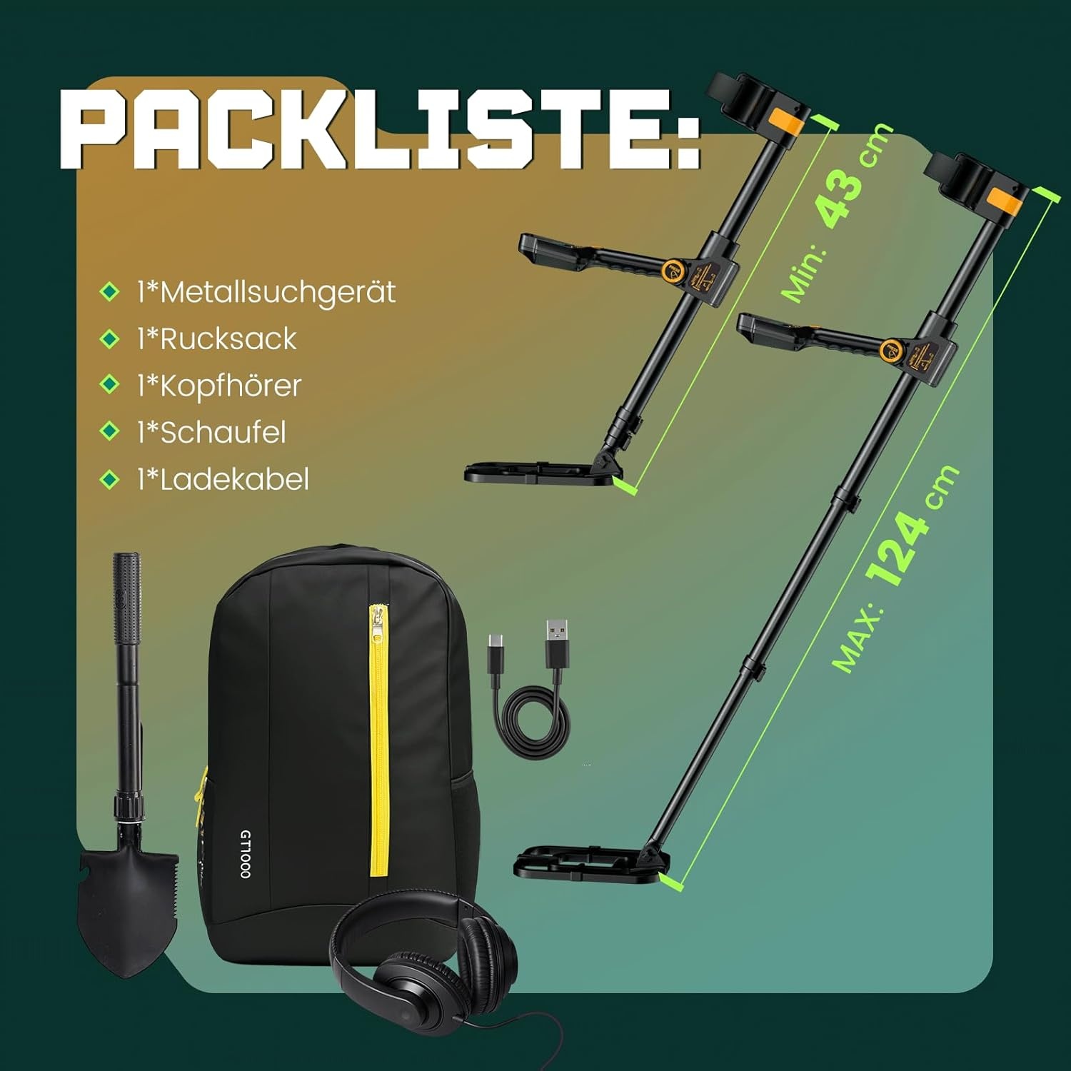 Waterdichte Metaaldetector met LCD - 29% Korting