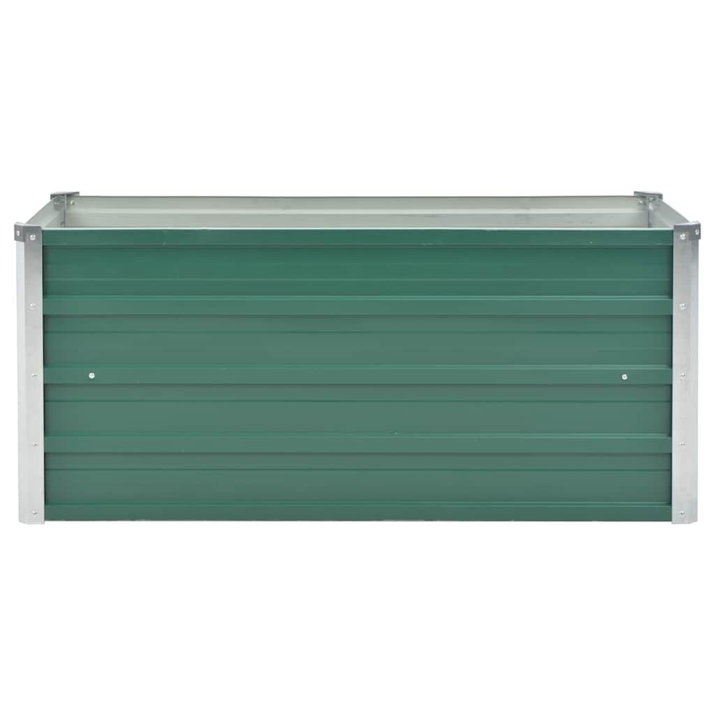 Verhoogde Plantenbak Staal Groen 100x40x45cm - 33% Korting!