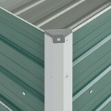 Verhoogde Plantenbak Staal Groen 100x40x45cm - 33% Korting!
