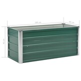 Verhoogde Plantenbak Staal Groen 100x40x45cm - 33% Korting!