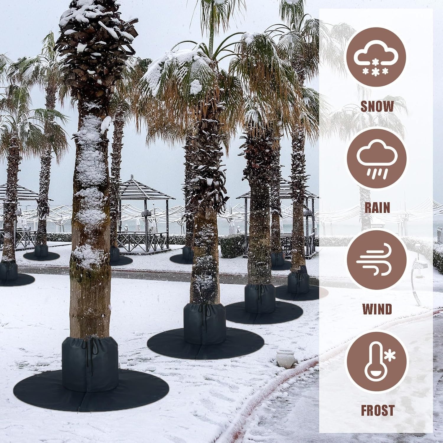 Winter Plantenafdekking 2 stuks 80x100cm met Ritssluiting - 72% Korting