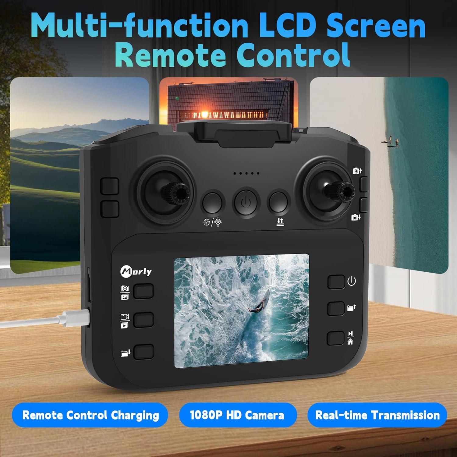 Opvouwbare Drone M18LCD met 1080P Camera & 35% Korting