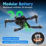 Opvouwbare Drone M18LCD met 1080P Camera & 35% Korting