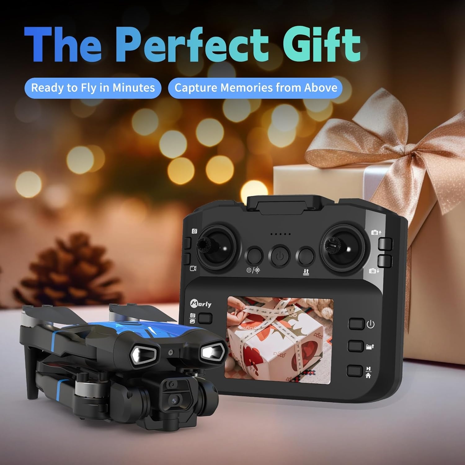 Opvouwbare Drone M18LCD met 1080P Camera & 35% Korting