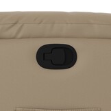 Verstelbare Kunstleren Fauteuil Cappuccino 35% Korting