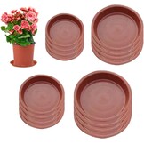 16x Terracotta Plantenonderzetters - 4 Maten - Waterdicht