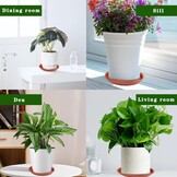 16x Terracotta Plantenonderzetters - 4 Maten - Waterdicht