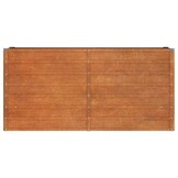 Verhoogde plantenbak cortenstaal 160x40x77 cm - 34% Korting