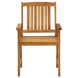 4x VidaXL Tuinstoelen Massief Acaciahout - 60% Korting
