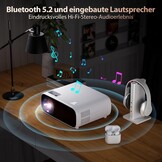 Mini Draagbare Beamer - 1080p Full HD, WiFi/Bluetooth, 29% Korting
