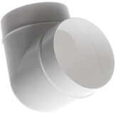 Buisboog 90° Ø 100mm - PVC Ventilatiesysteem (25% Korting)