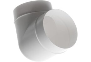 90° PVC Buisbocht Ø100mm - Ventilatiesysteem Connector - 71% Korting!